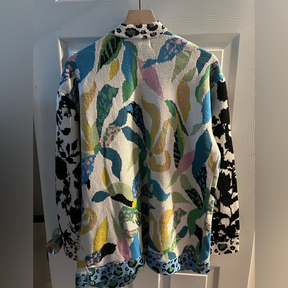 NWOT: Maeve Anthropologie Contrast Cardigan - Picture 8 of 14